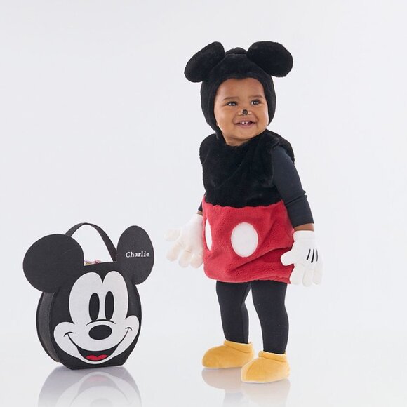 Pottery Barn Kids Disney Baby Mickey Mouse Costume Size 12-24 Months - Picture 1 of 11